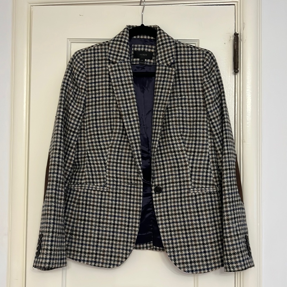 J. Crew Menswear Plaid Blazer. Size 4. Worn twice.